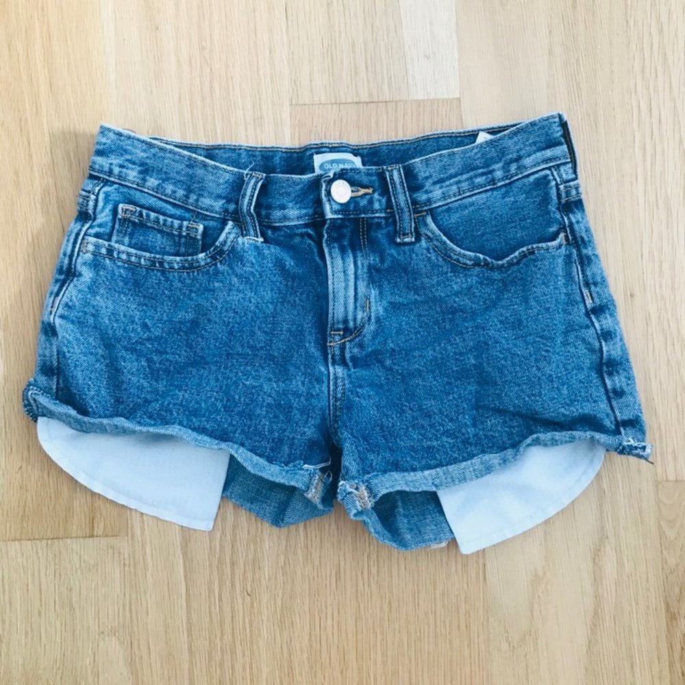 denim shorts